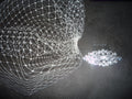 Birdcage veil Ivory detachable wedding veil with Diamante comb.