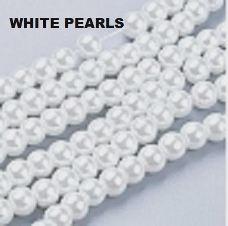 Crystal and Pearl Shoulder Arm Chain Epaulettes: 3 rows bridal chains sold as 1 pair colour options.