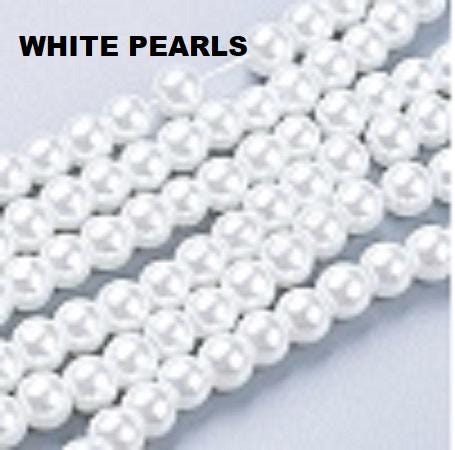 Crystal & Ivory Pearl Bridal Back Drape Chain: Wedding Dress Adornment  3 rows. colour options